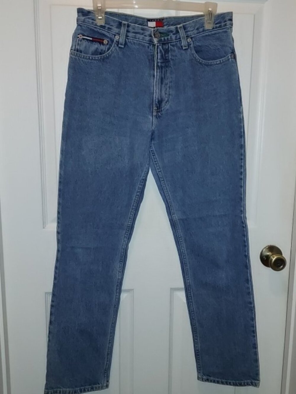 Vintage 90s Tommy Hilfiger JEANS Classic Mom Relaxed Straight Leg Sz 9/30